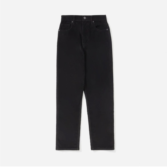 Everlane Cheeky Straight Corduroy Black - Picture 5 of 9
